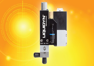 New from Intertronics the Liquidyn P-Dot CT micro dispensing valve for highly viscous materials